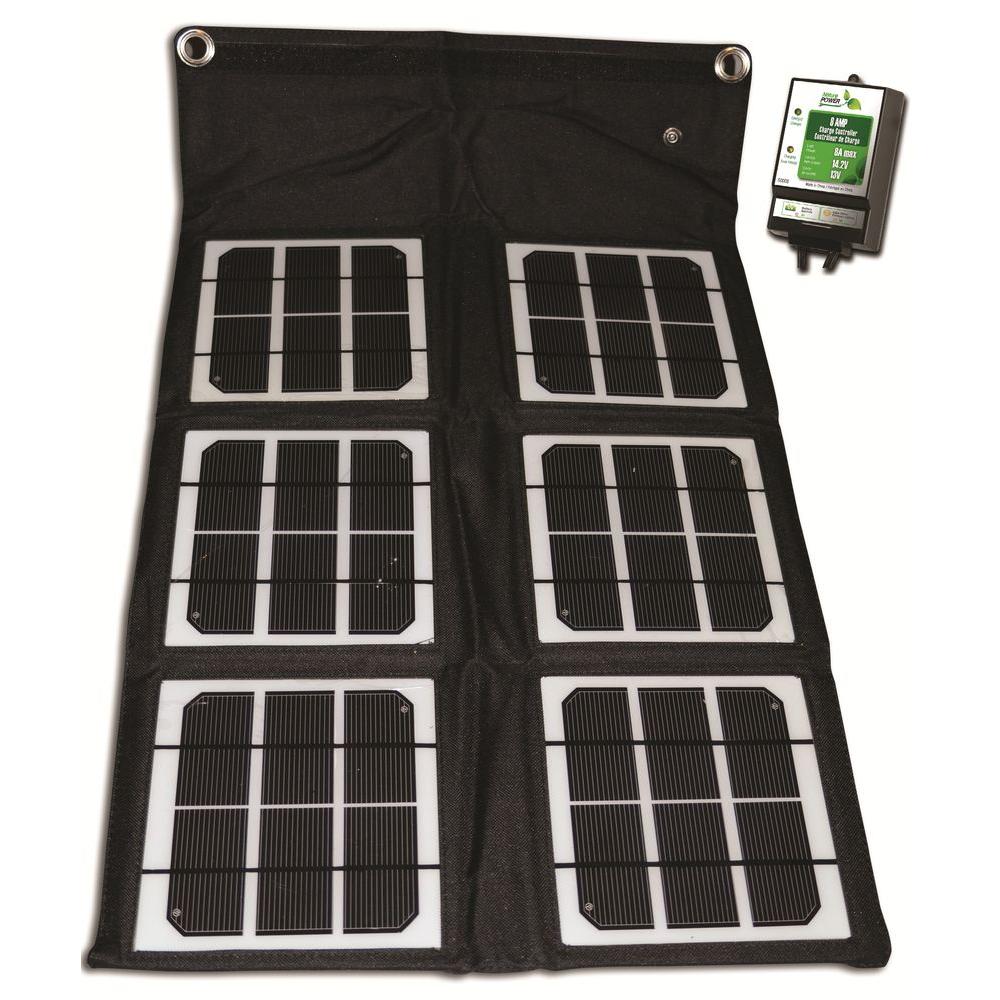 Nature Power 18Watt Amorphous Solar Power 12Volt Battery Charger Kit