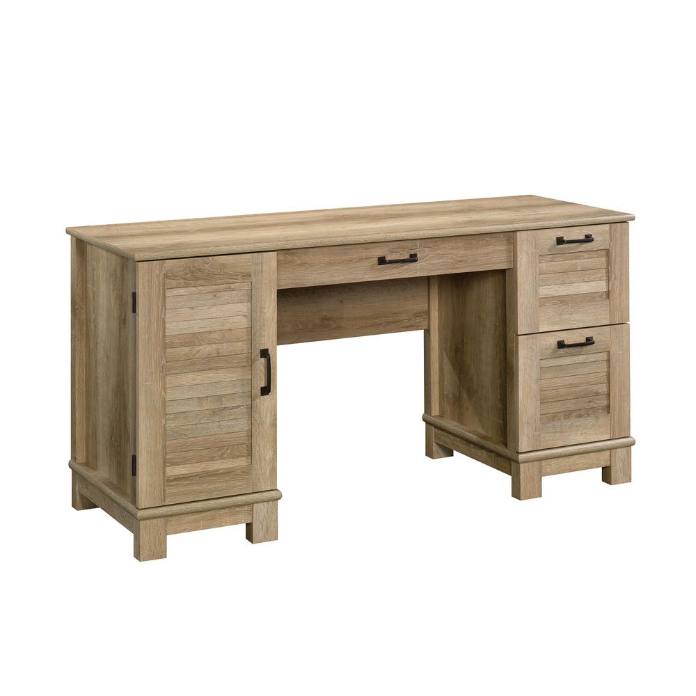 Sauder Garden Villa Orchard Oak Desk 424108 The Home Depot