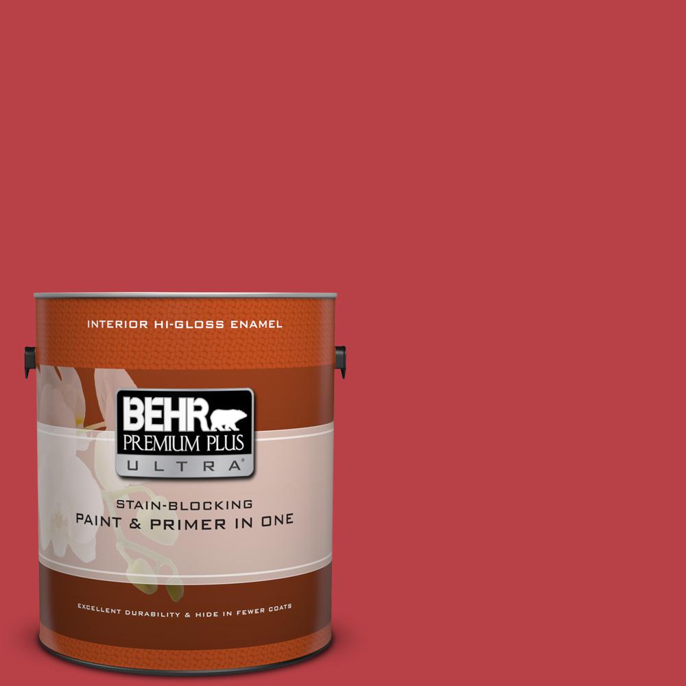 Behr Premium Plus Ultra 1 Gal Home Decorators Collection Hdc Md 16 Home Decorators Collection Hdc Md 16 Cherry Red Hi Gloss Enamel Interior Paint Primer