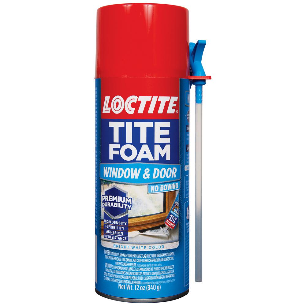 Loctite Tite Foam Window And Door 12 Fl Oz Insulating Spray Foam Sealant 2260115 The Home Depot