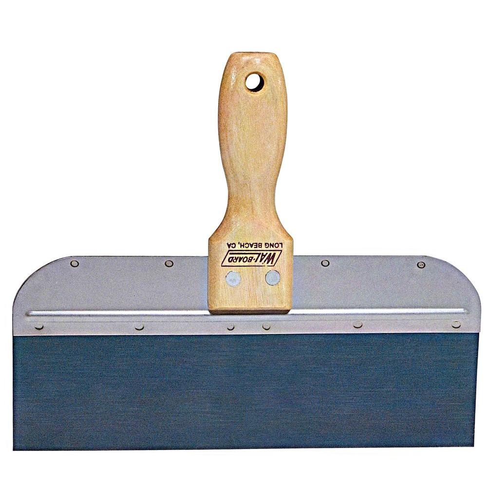 Wal-Board Tools DK-10 10 in. Wood Handle Taping Knife Blue ...