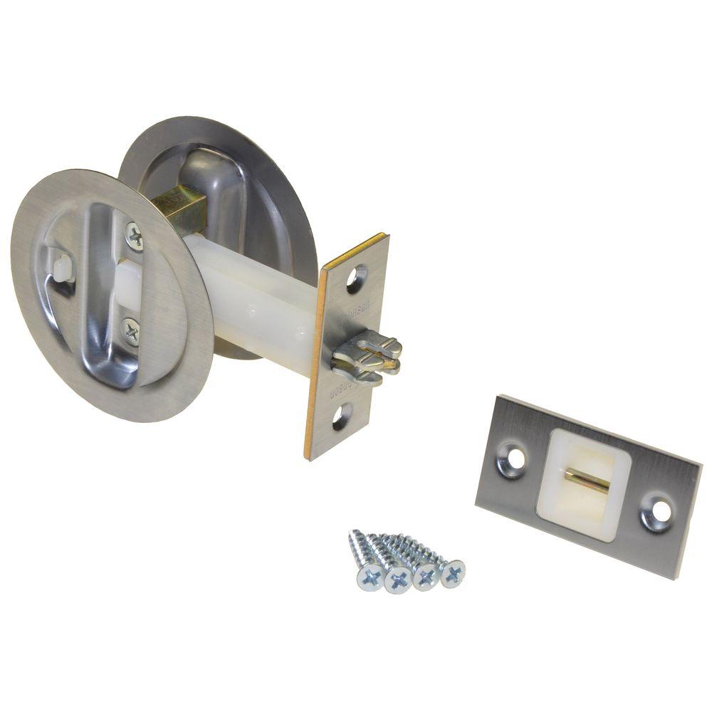 Nickel Pocket Door Locks Door Locks The Home Depot