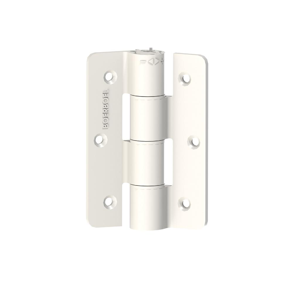 Boerboel 4 78 In X 3 18 In X 1 18 In Aluminum White Standard Butterfly Hinge 2 Pack