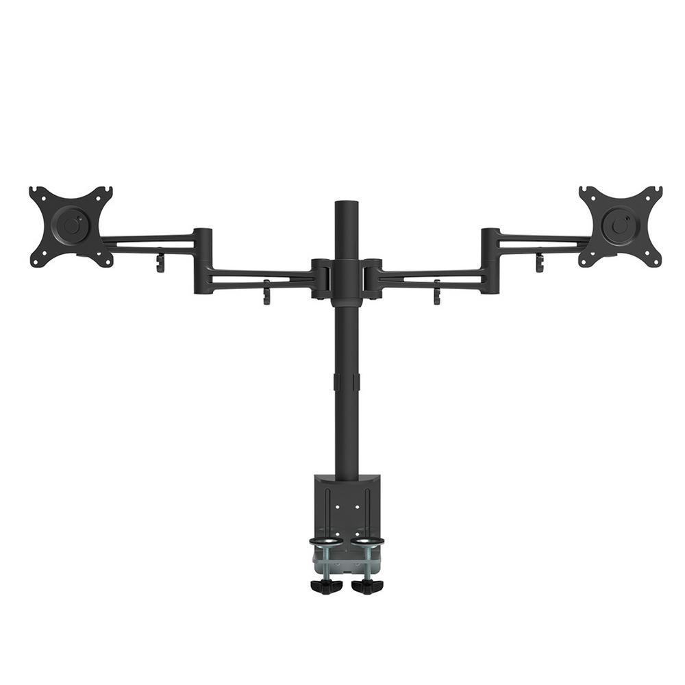 Loctek Gas Spring Dual Monitor Arm Desk Mount Stand Fits 10 In 27 Loctek Gas Spring Dual Monitor Arm Desk Mount Stand Fits 10 In 27
