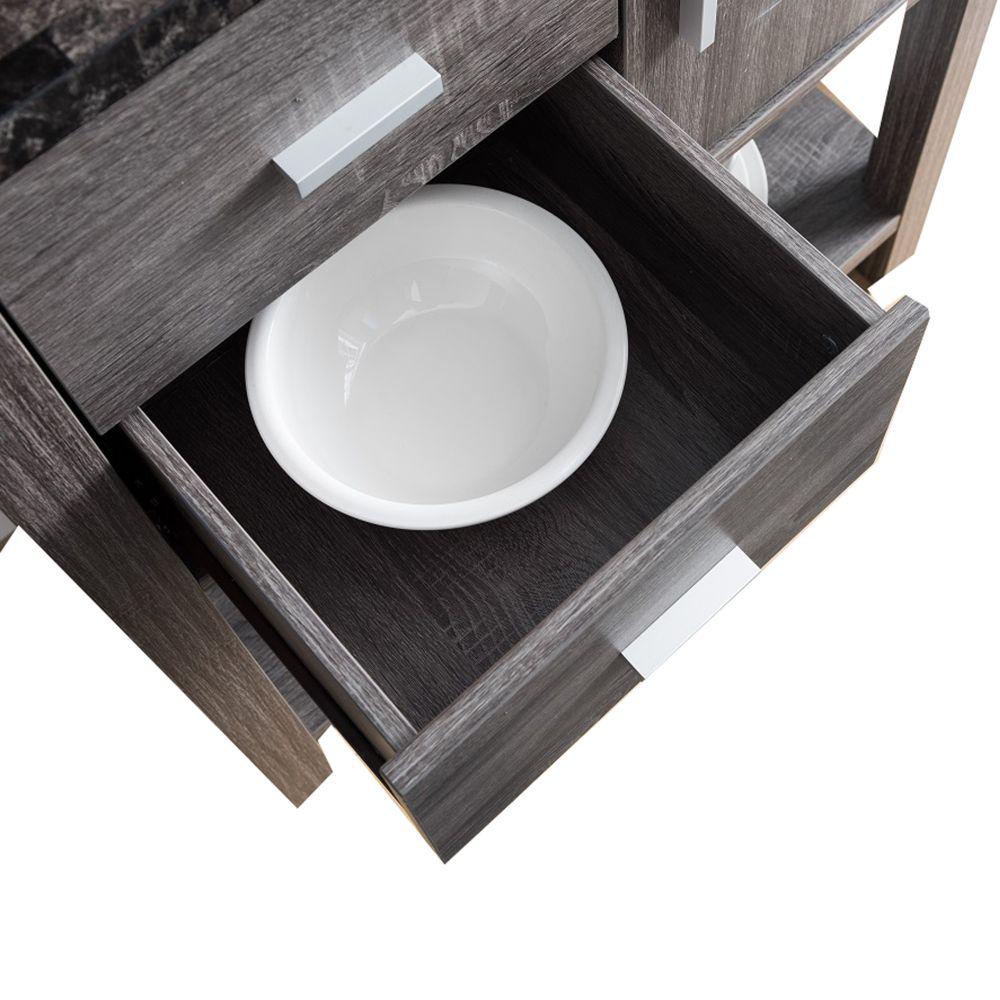Benjara Multi Storage Gray Distressed Wooden Baker S Rack With 2