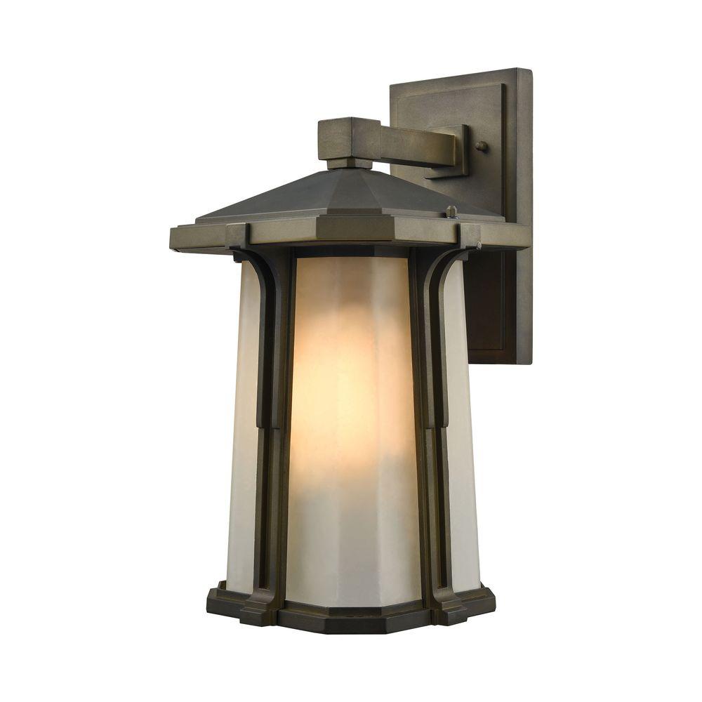 An Lighting Brighton 1 Light Smoked Bronze Outdoor Wall Sconce Tn An Lighting Brighton 1 Light Smoked Bronze Outdoor Wall Sconce Tn 75819 The Home Depot