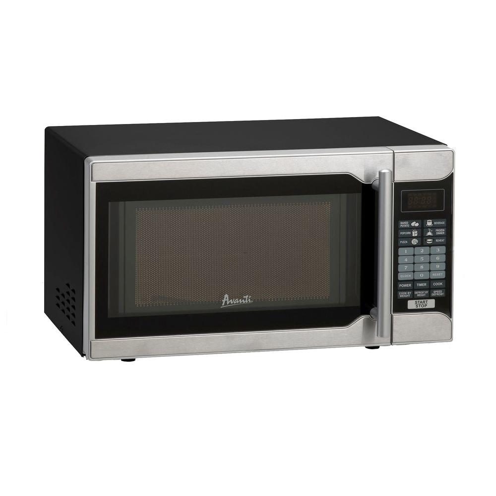 Avanti 0 7 Cu Ft 700 Watt Countertop Microwave In Black