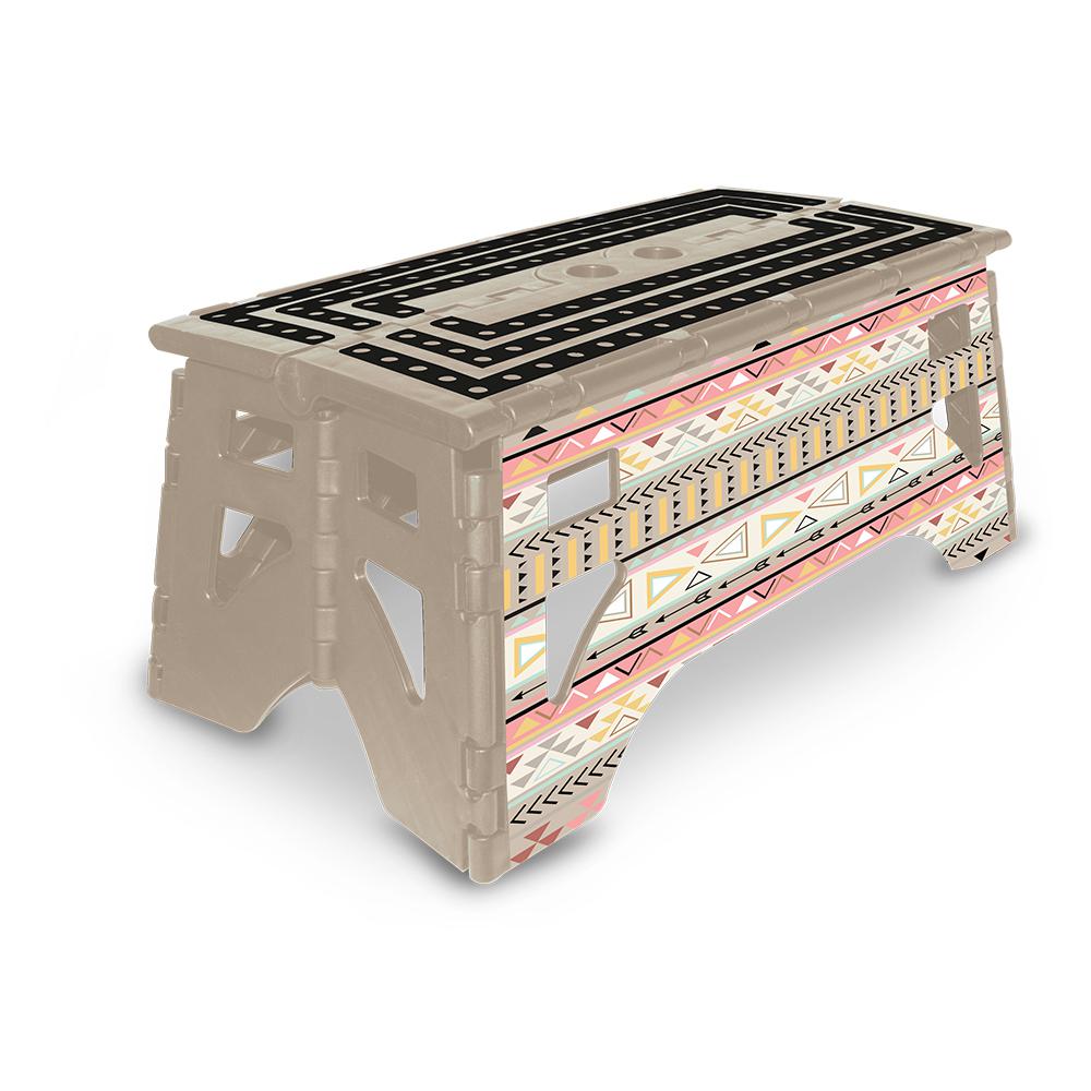 Cosco 1Step Resin Molded Folding Step Stool with Type 1A in Blue and