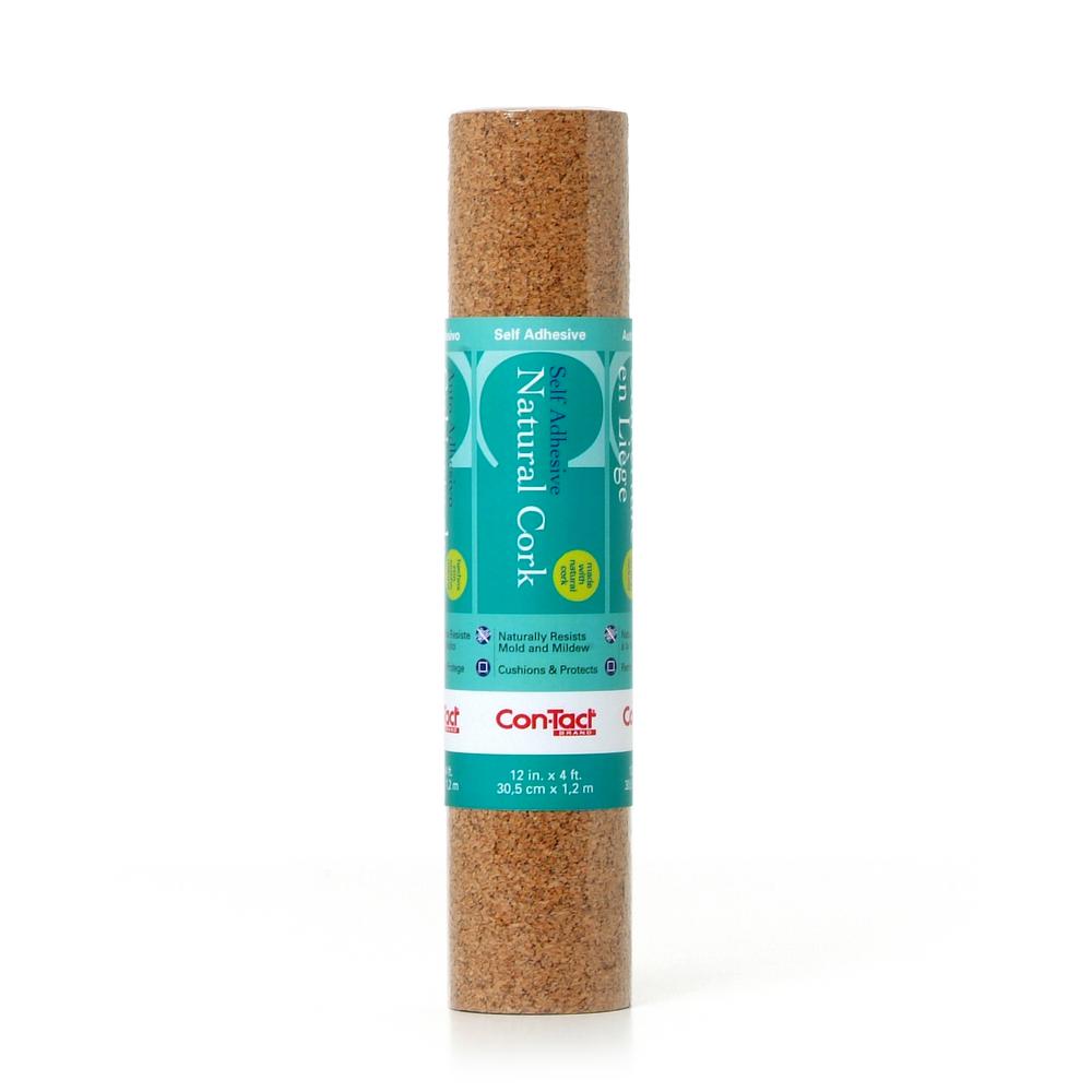 Con-Tact Multi-Purpose Specialty 12 in. x 4 ft. Cork Self-Adhesive