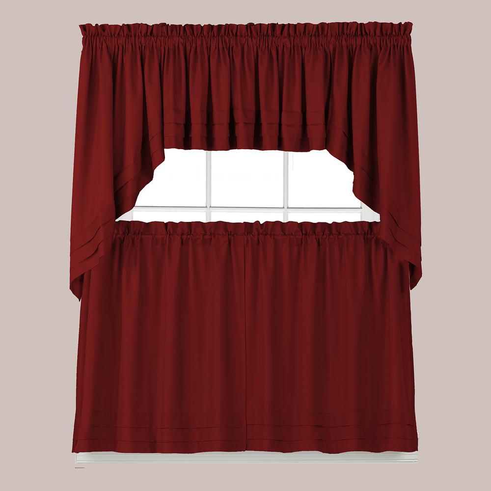 Red Valance Swag Valance Window Scarves Valances Window