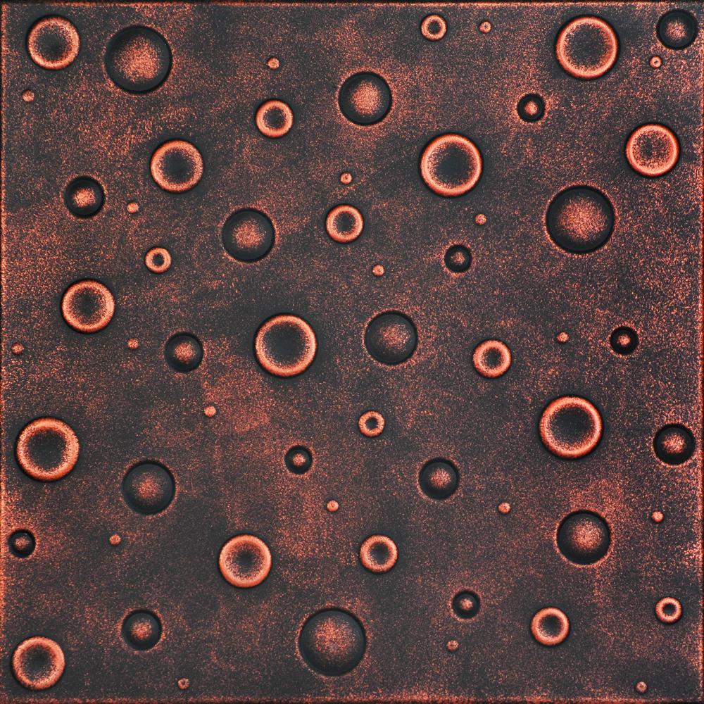 A La Maison Ceilings Bubbles 1.6 ft. x 1.6 ft. Foam Glueup Ceiling