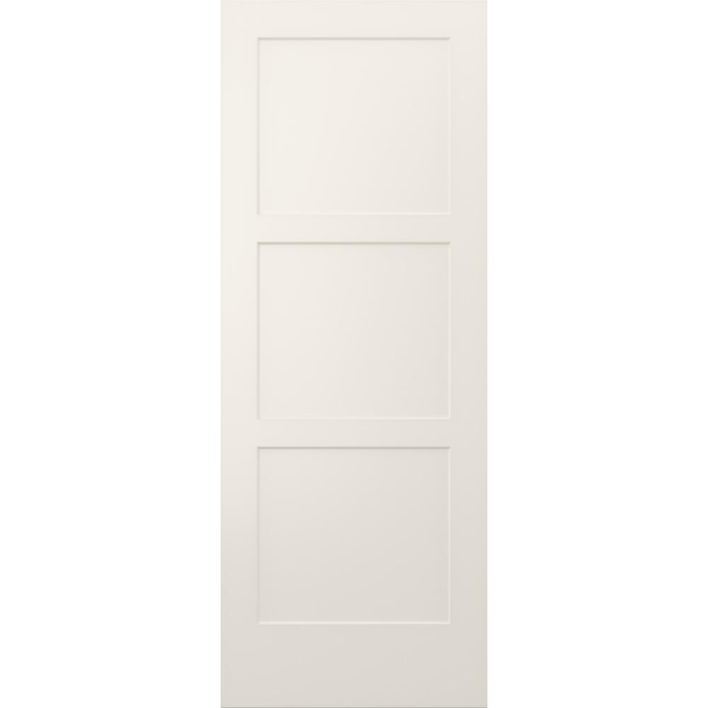 JELDWEN 36 in. x 96 in. Birkdale Primed Smooth Hollow Core Molded