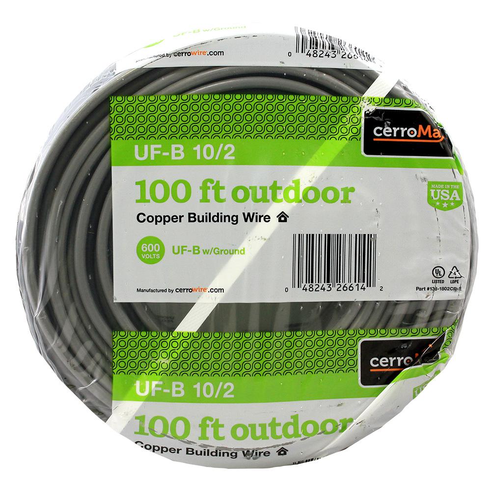Cerrowire 100 Ft 10 2 Uf B Wire