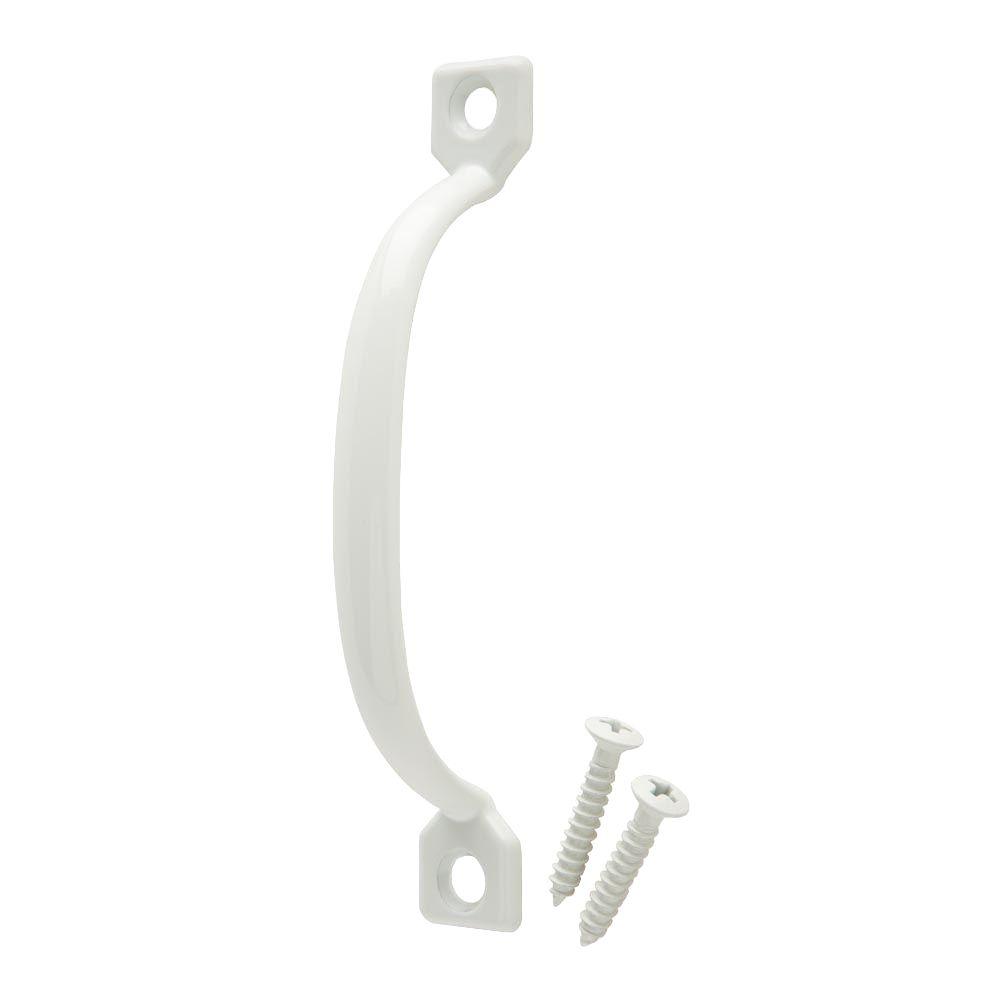 Everbilt 41/2 in. White Light Duty Door Pull15094 The Home Depot