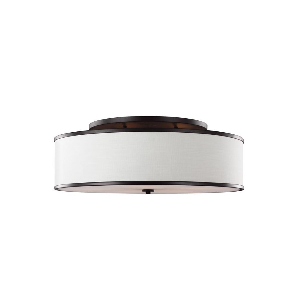Feiss Lennon 5 Light Oil Rubbed Bronze Semi Flushmount Sf340orb Feiss Lennon 5 Light Oil Rubbed Bronze Semi Flushmount