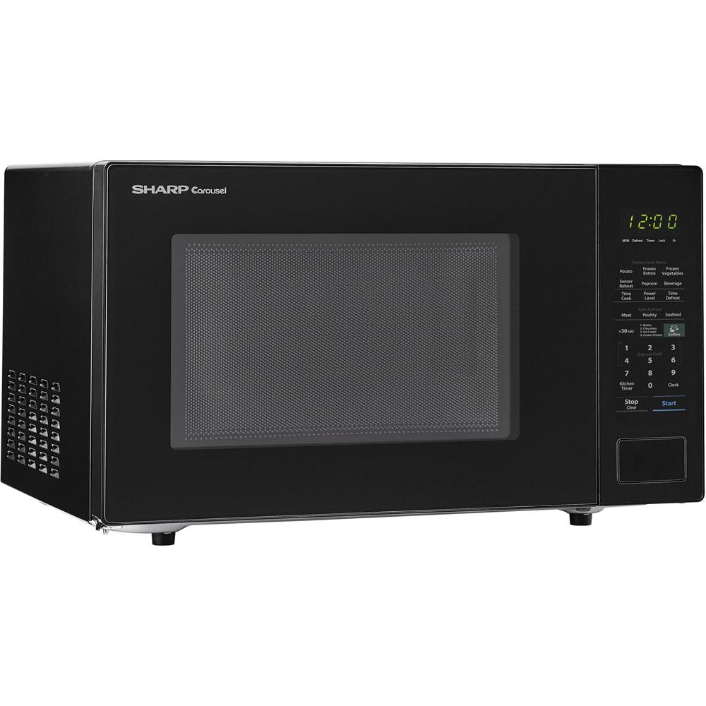 Sharp Carousel 1 4 Cu Ft 1000w Countertop Microwave Oven In