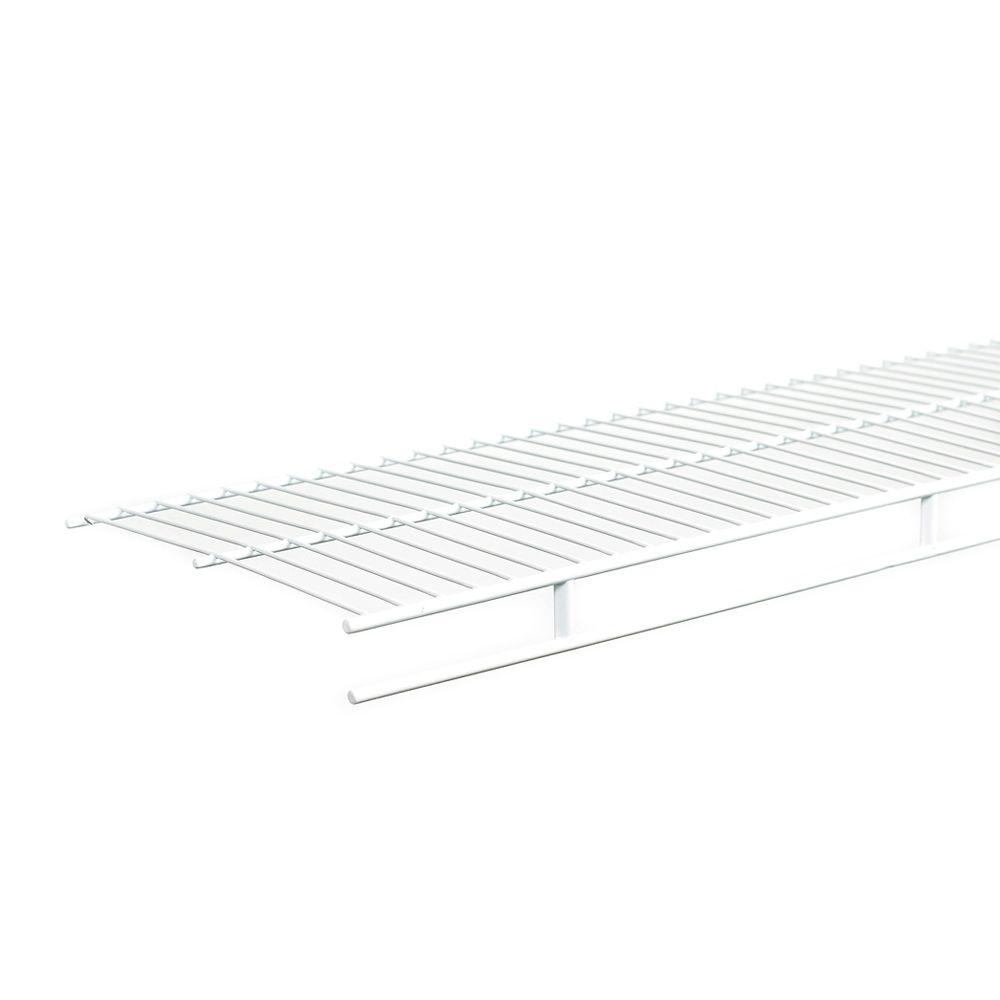 Closetmaid 144 In X 12 Steel Ventilated Wardrobe Wall Mounted Shelf 37300 The Home Depot - Home Depot Wall Mounted Shelving Closetmaid 144 In X 12 Steel Ventilated Wardrobe Wall Mounted Shelf 37300 The Home Depot - Home Depot Wall Mounted Shelving