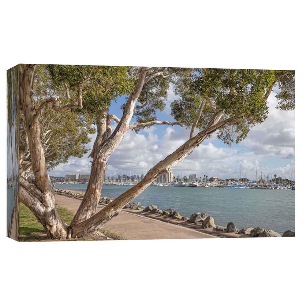 Ptm Images 10 In X 12 In San Diego Harbor Printed Canvas Wall Art 9 102768 The Home Depot