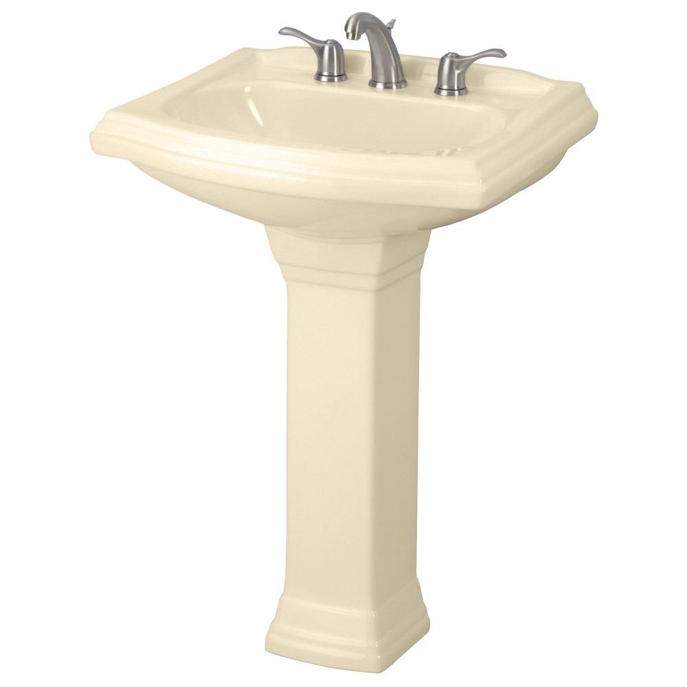 Gerber Allerton Pedestal Combo Bathroom Sink In Bone