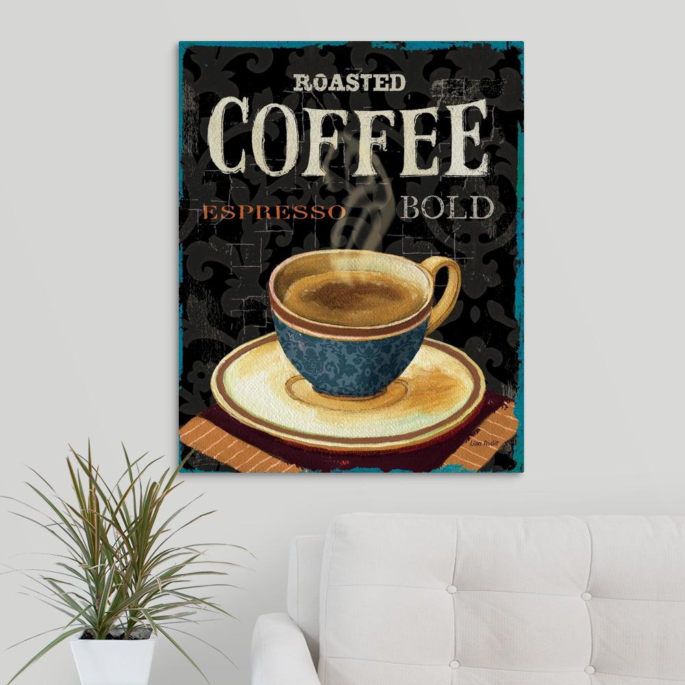 Today S Coffee Iv By Lisa Audit Canvas Wall Art Today S Coffee Iv By Lisa Audit Canvas Wall Art