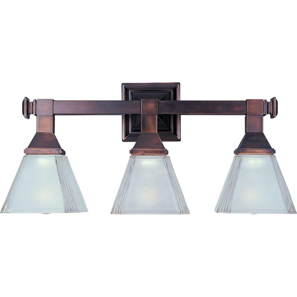 Maxim Lighting Brentwood 3 Light Oil Rubbed Bronze Bath Vanity Light   Oil Rubbed Bronze Maxim Lighting Vanity Lighting 11078ftoi 64 1000 