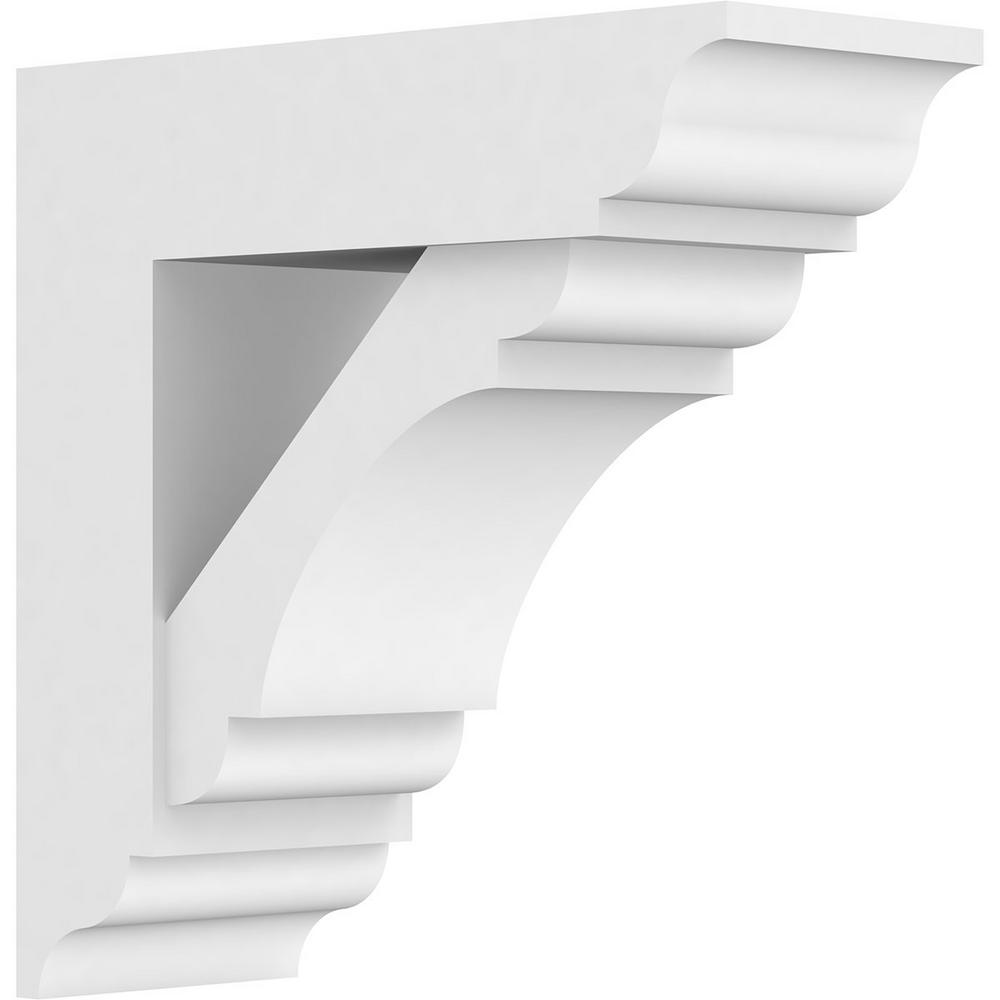 Ekena Millwork 5 in. x 14 in. x 14 in. Olympic Bracket with Traditional