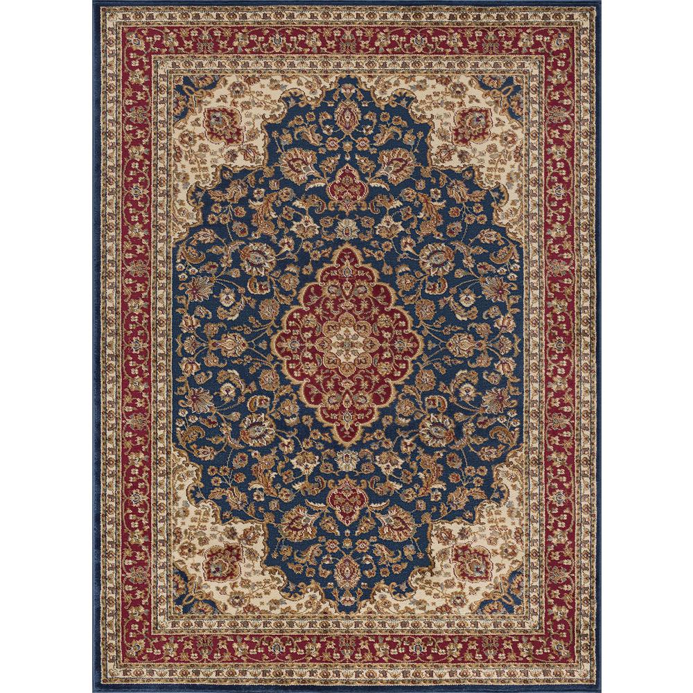 Machine Made Oriental Area Rugs The Home Depot Sensation Navy Blue 9 Ft X 12 Traditional Area Rug