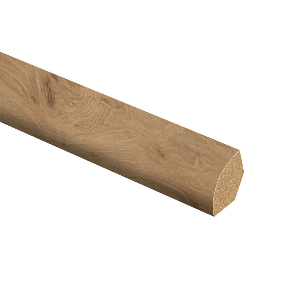 Zamma Arden Blonde Hickory 5 8 In T X 3 4 In Wide X 94 In Length Laminate Quarter Round Molding 013141494 The Home Depot