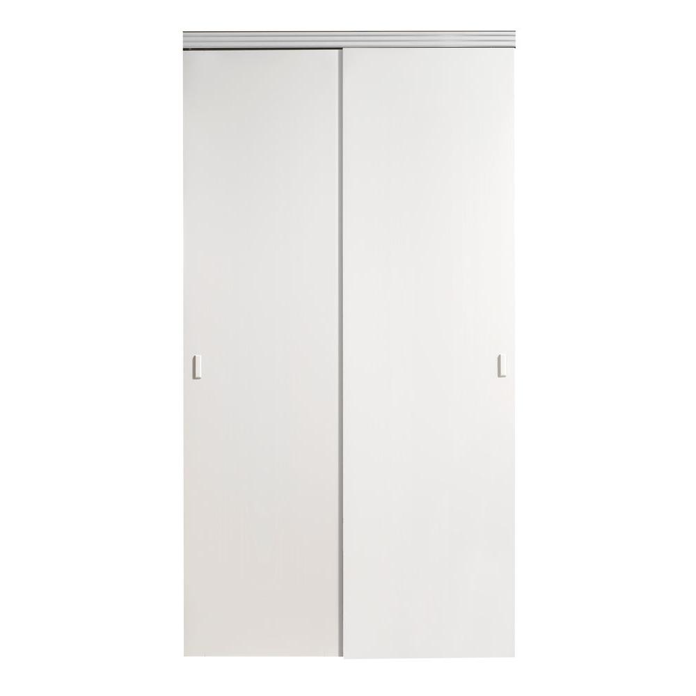 72 in. x 96 in. Colonial White Prefinished Hardboard Panels Steel