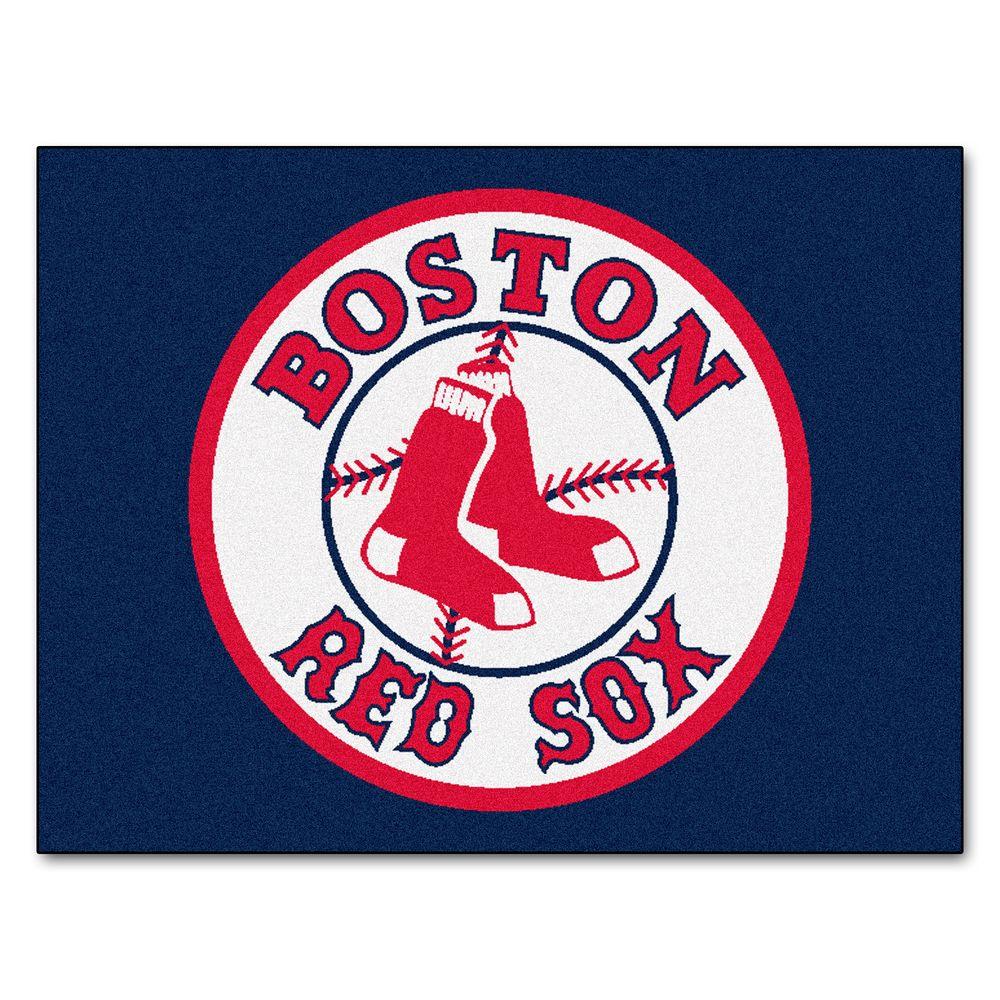 Fanmats Boston Red Sox 3 Ft X 4 All Star Rug 6331 The Home Depot Fanmats Boston Red Sox 3 Ft X 4 All Star Rug