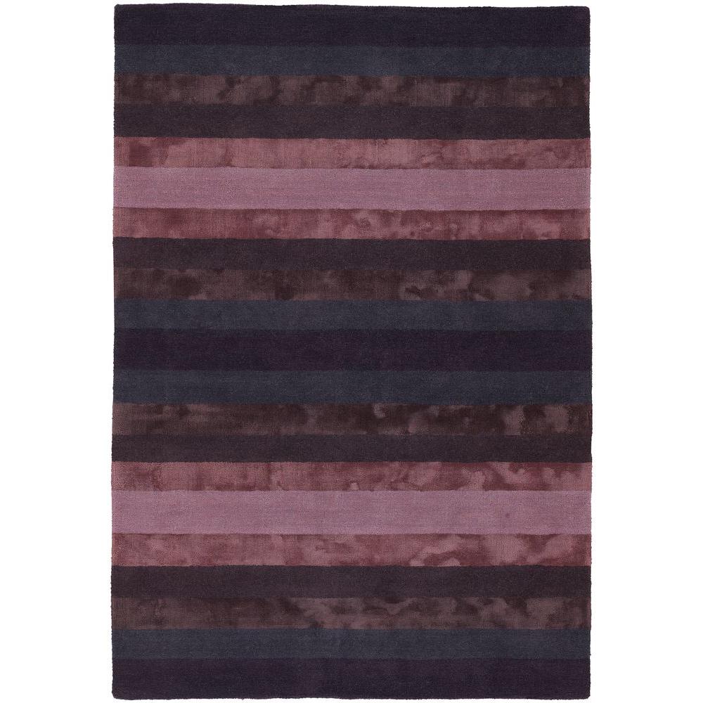 Chandra Gardenia Pink/Charcoal/Brown 7 ft. 9 in. x 10 ft. 6 in. Indoor Area RugGAR3070079106