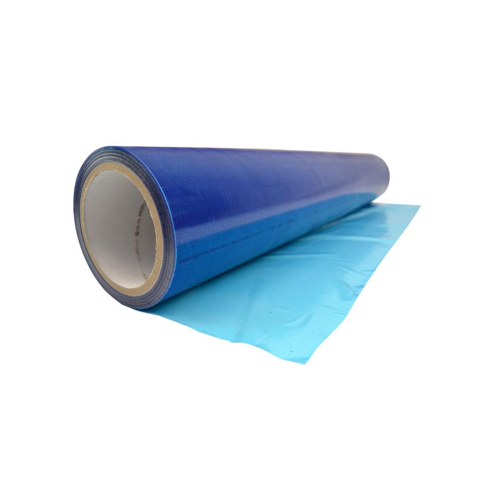 blue saran wrap