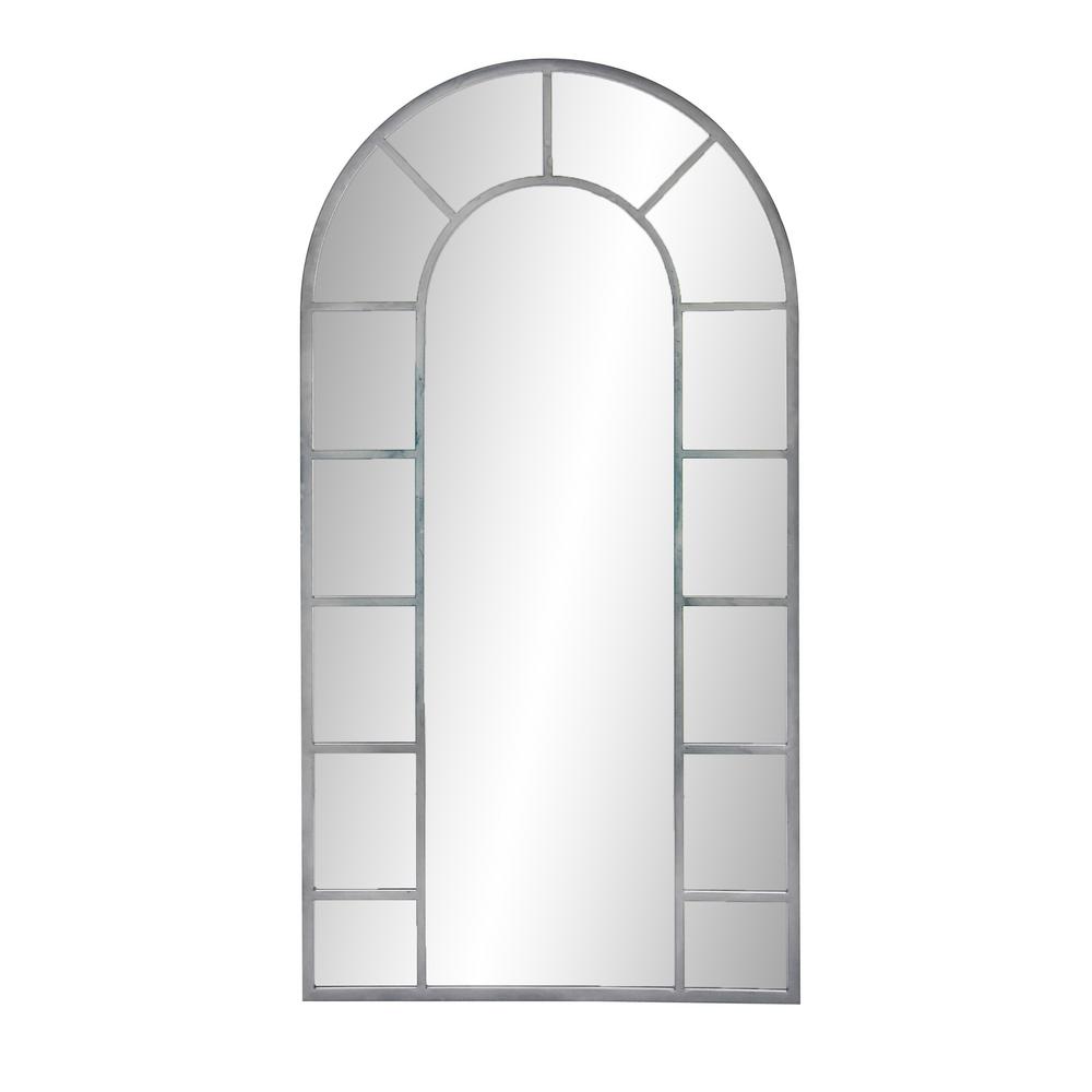 LITTON LANE Large Irregular Gray Contemporary Mirror (60 in. H x 32 in. W)