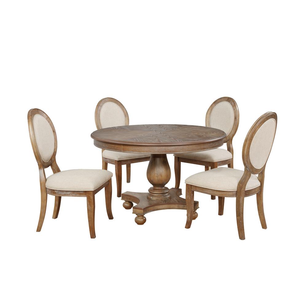 Powell Company Lenoir 5 Piece Dining Set15D7053 The Home Depot