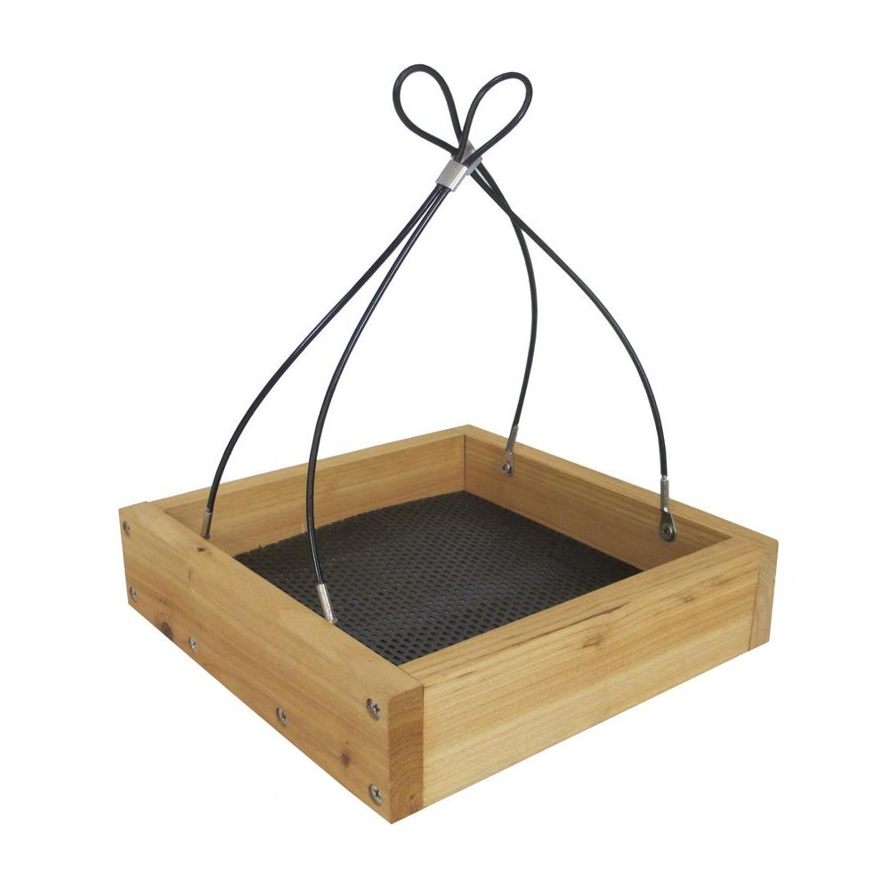 Nature S Way Bird Products Cedar Tray Wild Bird Feeder Fresh Seed