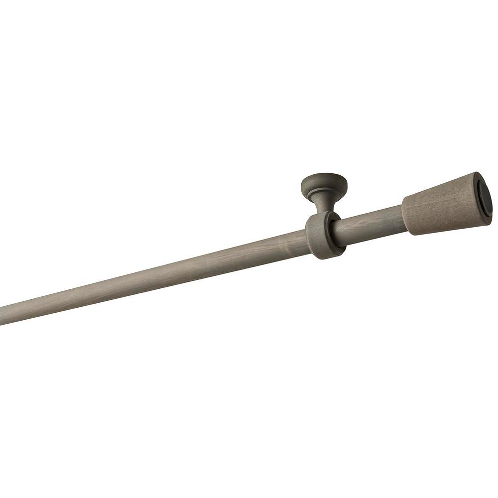 Mid Century Modern Curtain Rods Window Treatments The Home Depot