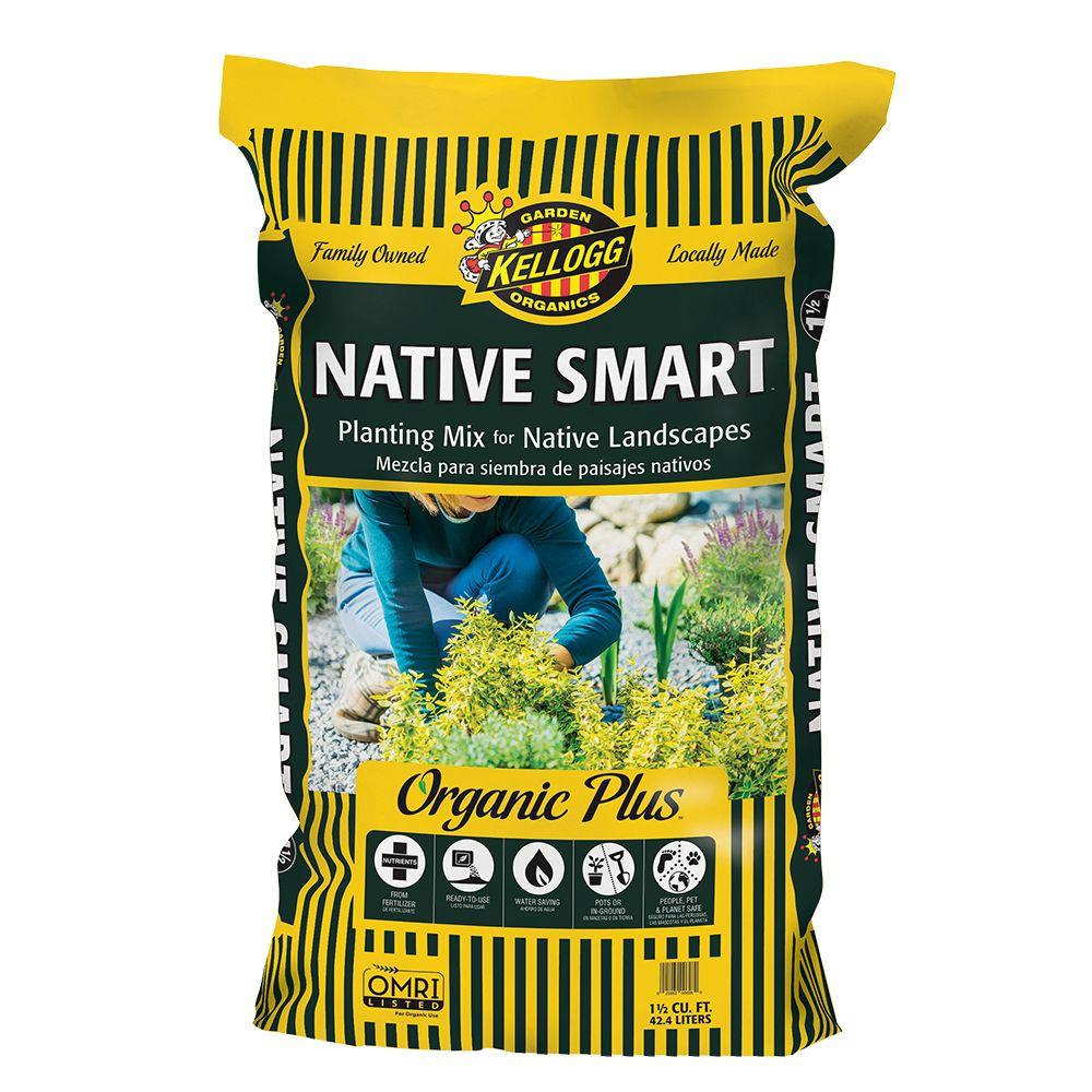 Kellogg Garden Organics 1.5 cu. ft. Native Smart Planting ...