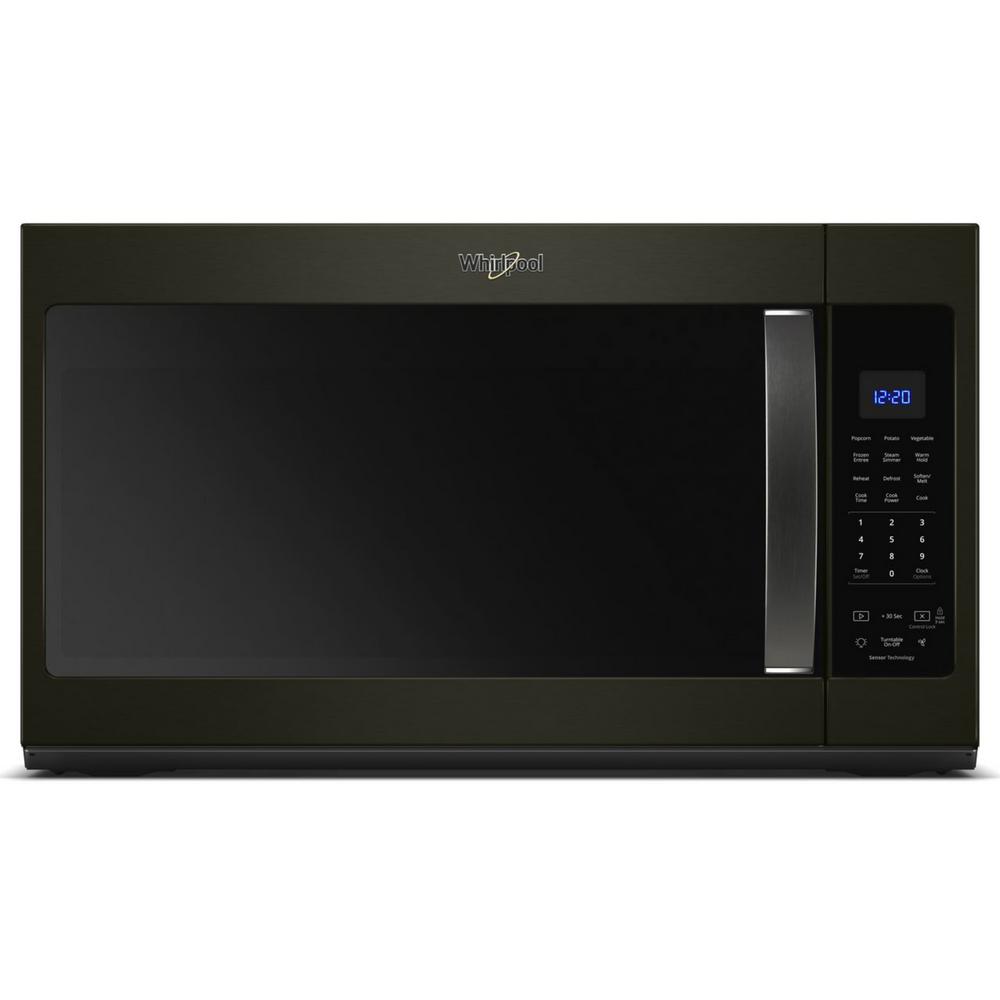 1.9 cu. ft. Over the Range Microwave in Fingerprint Resistant Black Stainless with Sensor Cooking