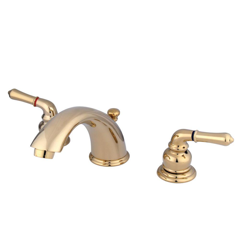 Kingston Brass 8 in. Widespread 2Handle MidArc Bathroom Faucet in