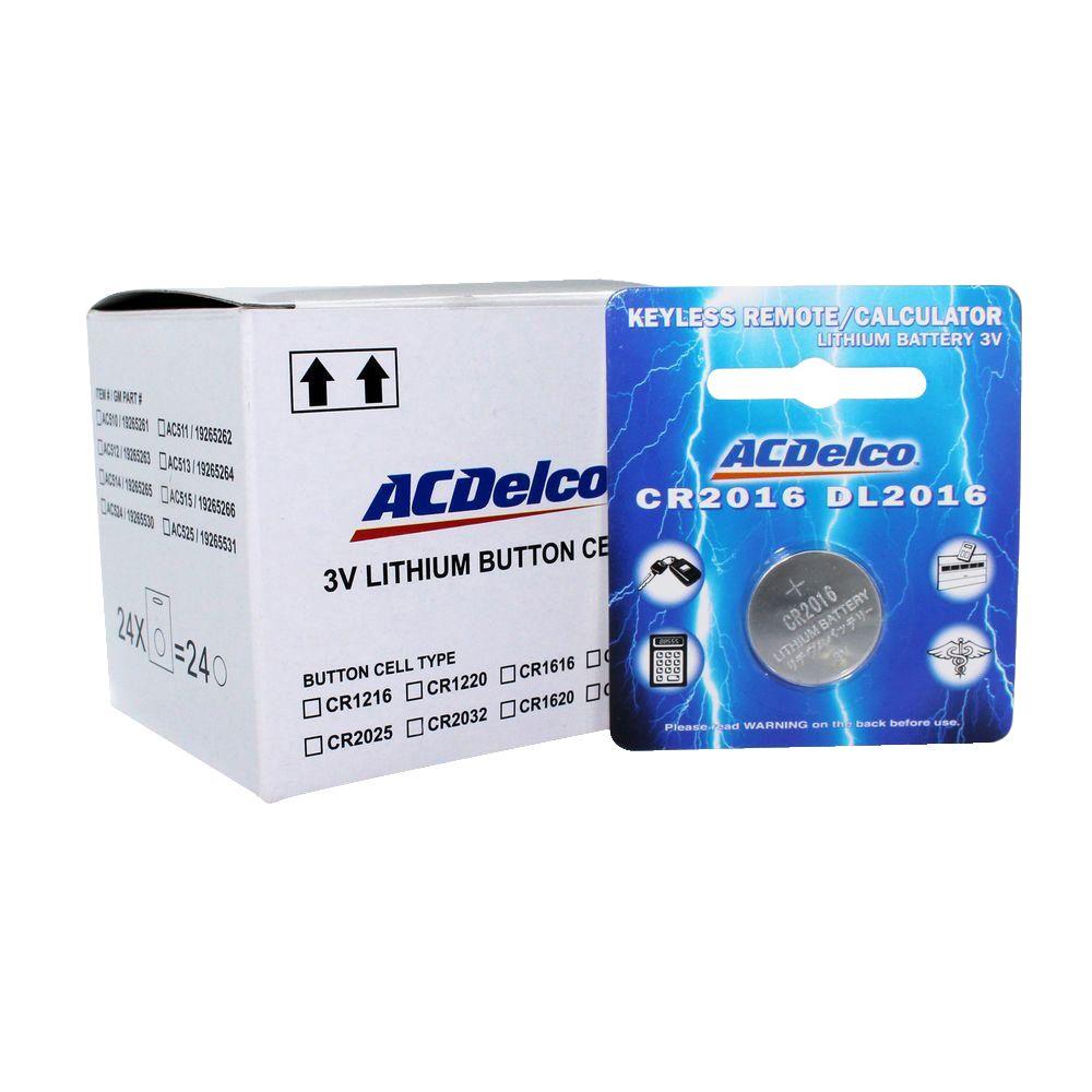 ACDelco Lithium Button Cell CR2016 3-Volt Battery (24-Pack) by ACDelco