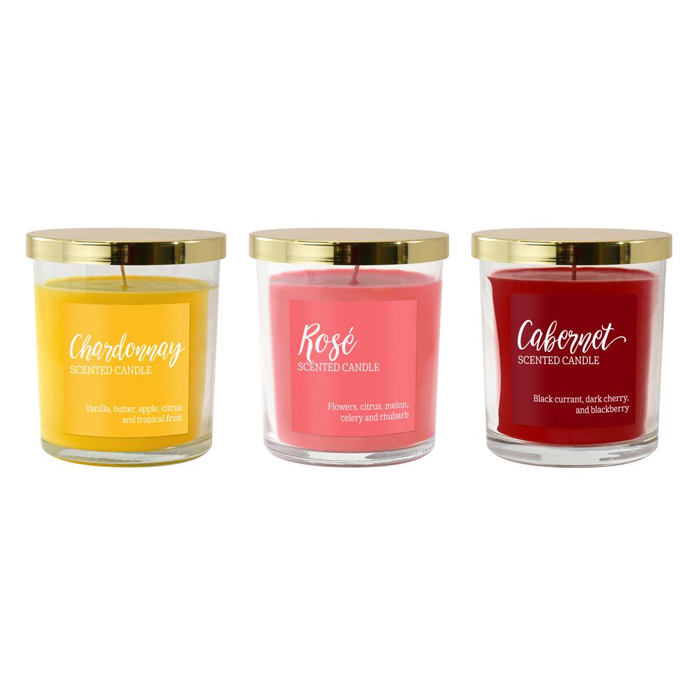 Lumabase 3 oz. Mason Jar Scented Candles (Set of 6)27706 The Home Depot