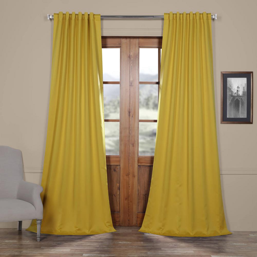 Exclusive Fabrics & Furnishings Solarium Yellow Blackout Room Darkening ...