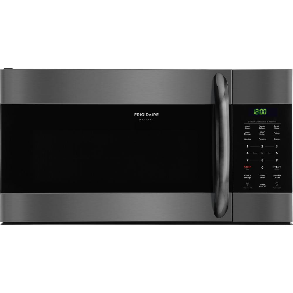 Frigidaire Gallery 1 7 Cu Ft Over The Range Microwave In Black Specifications Vent Type