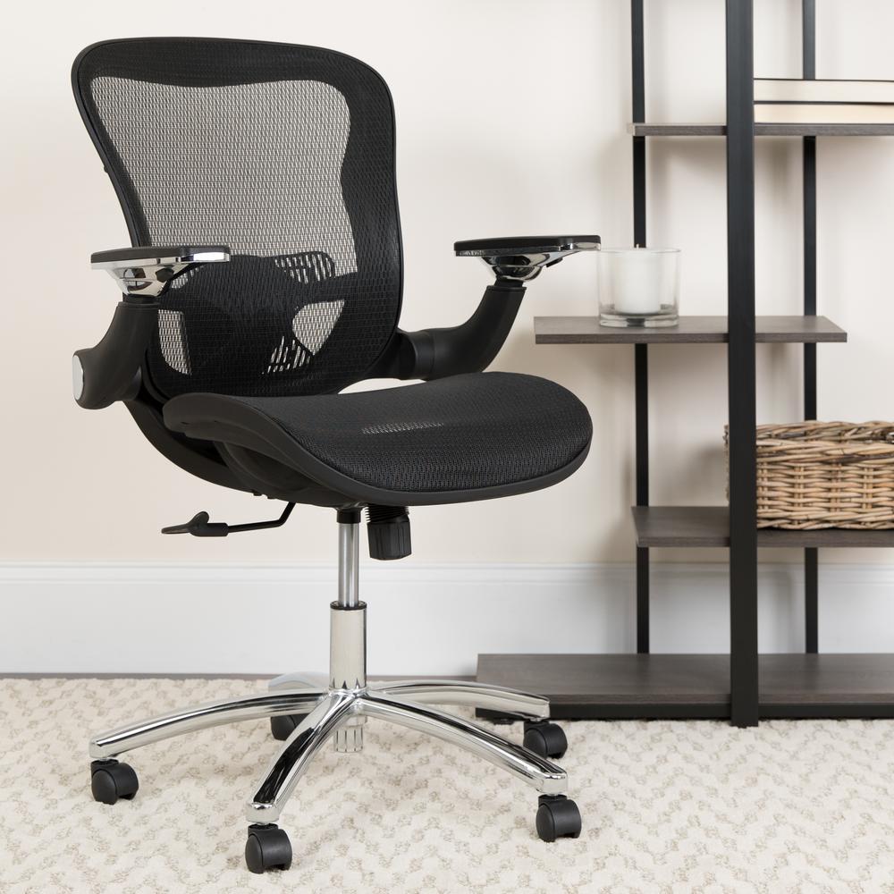 Flash Furniture Black Office/Desk Chair-CGA-GO-24091-BL-HD - The Home Depot