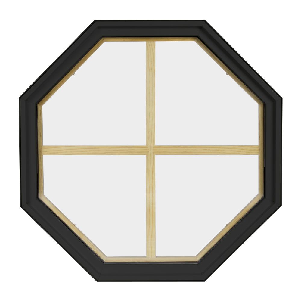 FrontLine 24 in. x 24 in. Octagon Bronze 4-9/16 in. Jamb 4 ...