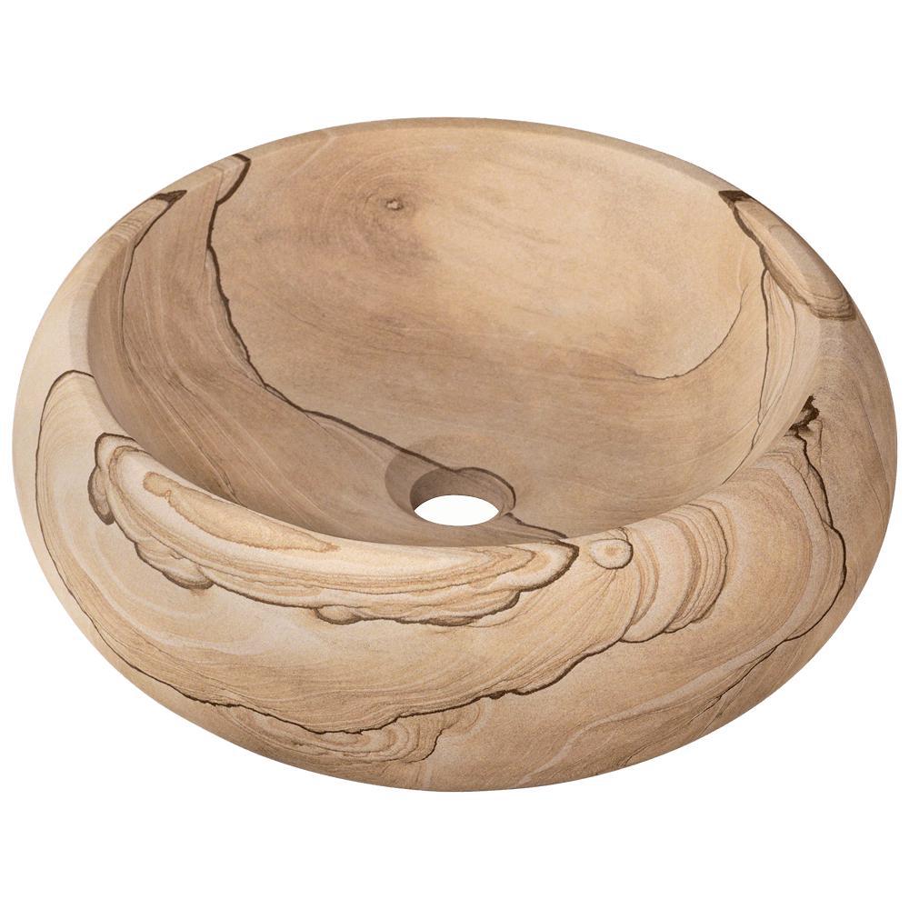 Hembry Creek Natural Stone Vessel Sink in Grey SandstoneSCMV170CGS