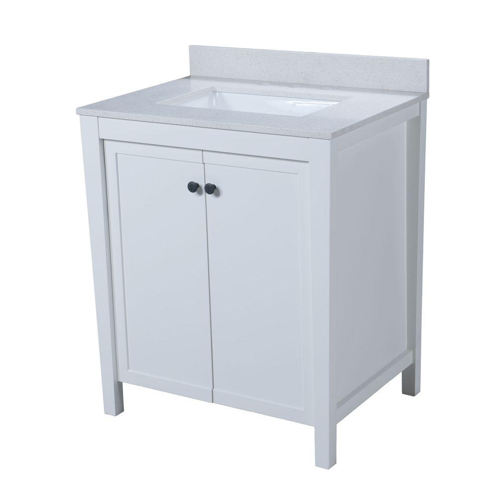 Maykke Tanya 30 5 In W X 22 D Vanity White With Quartz Maykke Tanya 30 5 In W X 22 D Vanity White With Quartz Top Basin