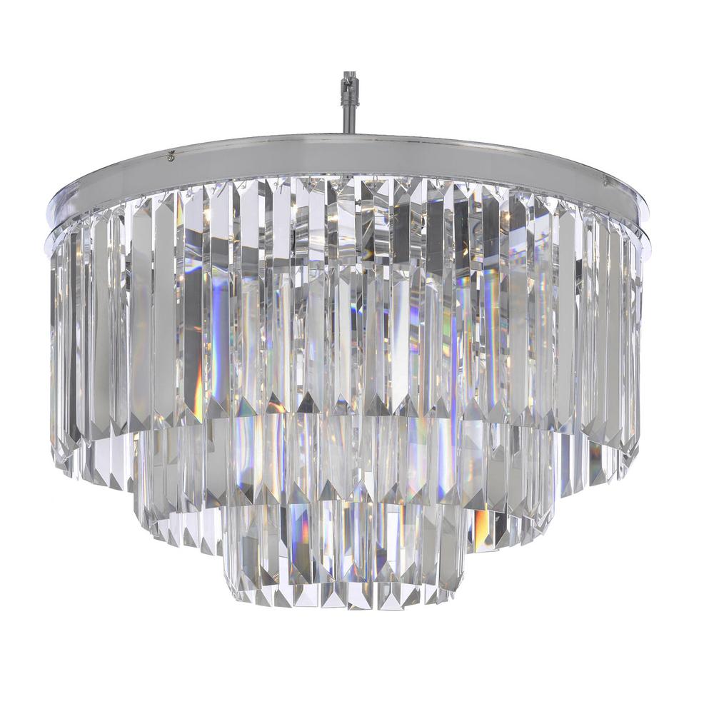 glass chandelier modern