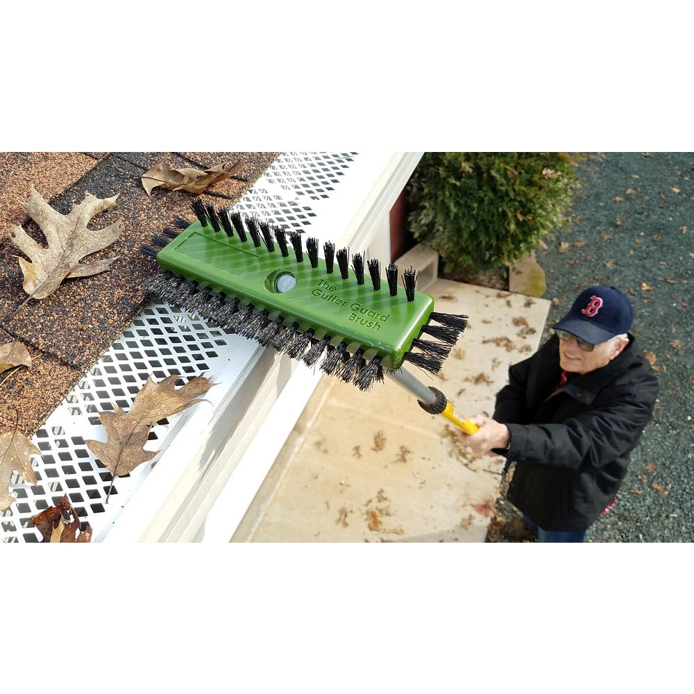 cleaning gutter screens