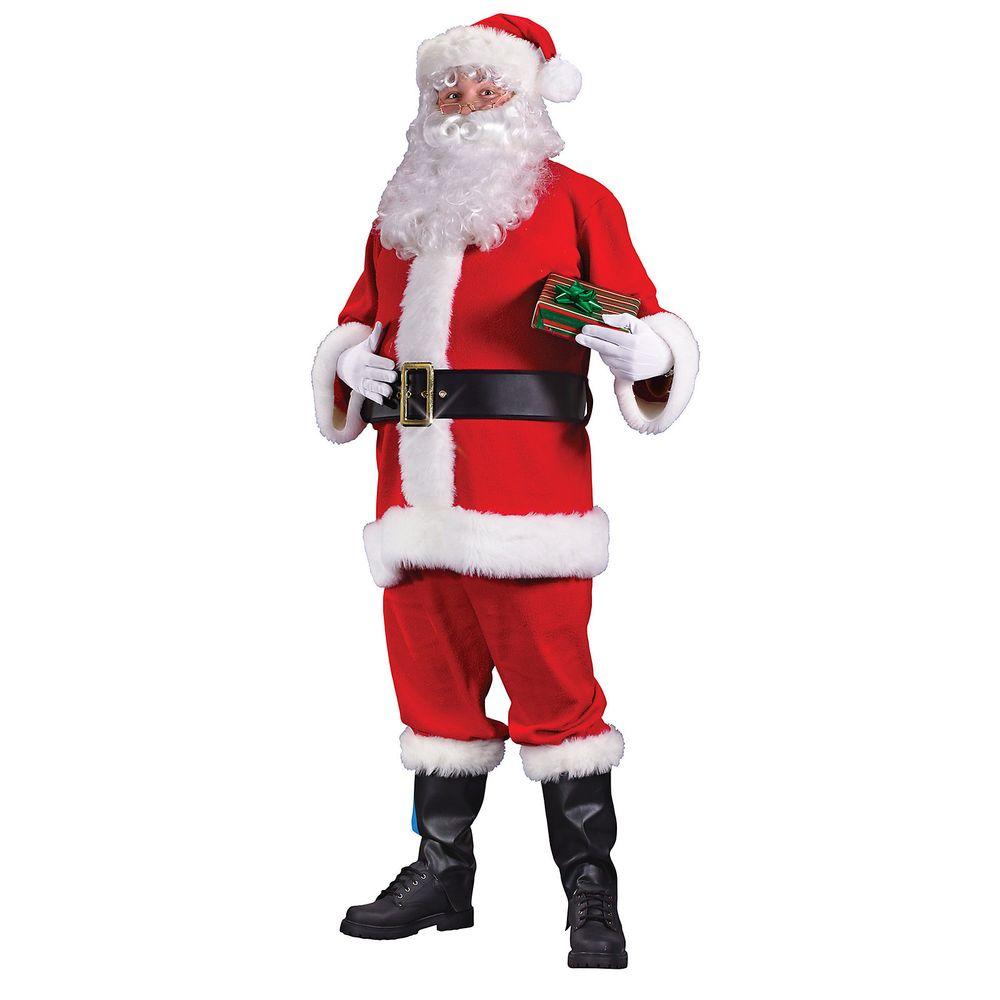 fun world plus size flannel santa suit for adults 7510fw fun world plus size flannel santa suit for adults 7510fw